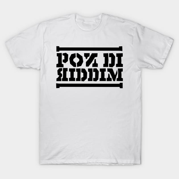 Pon Di Riddim Reggae T-Shirt by rastauniversity